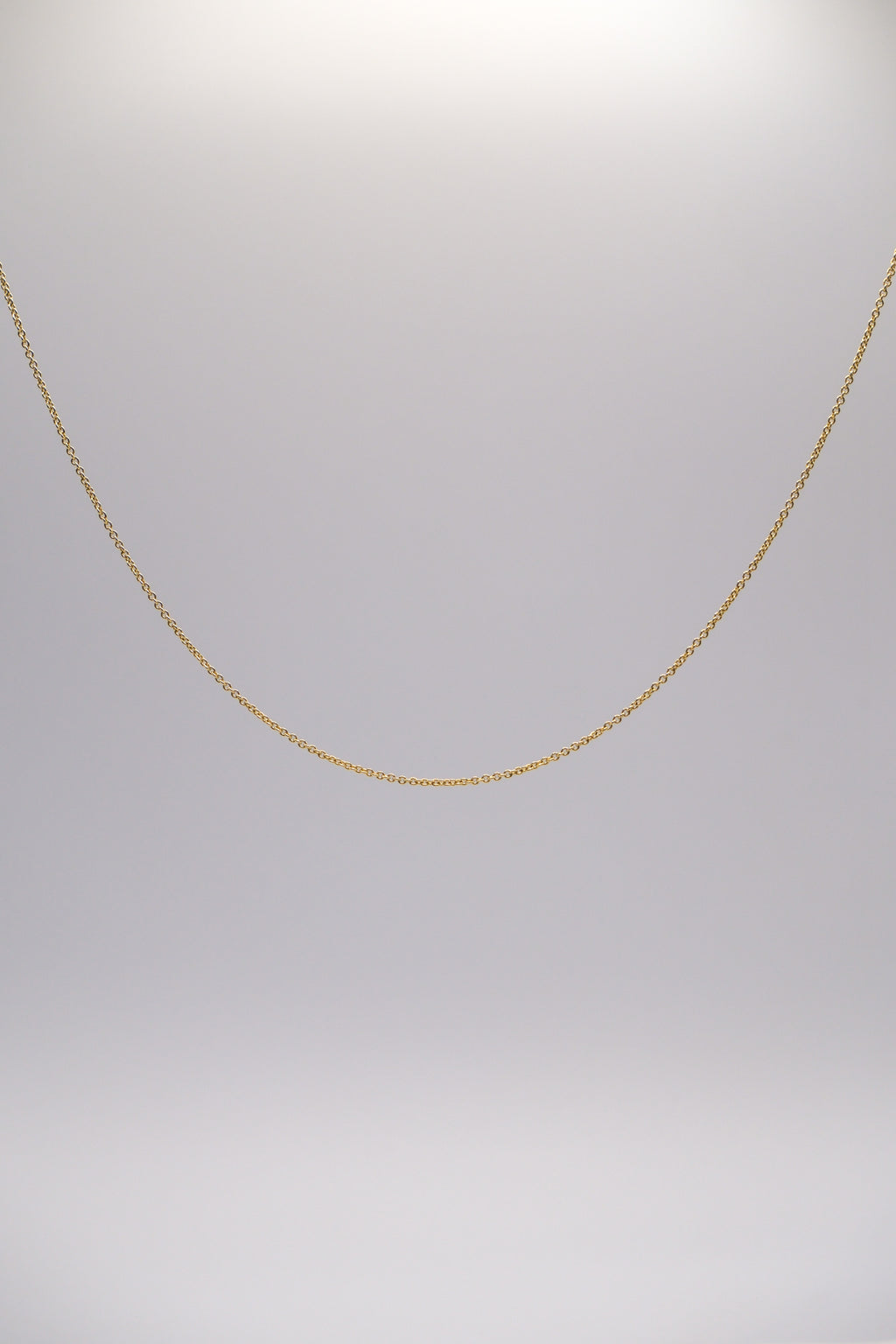 Gold necklace chain from Sol and Mani, featuring a delicate link design, perfect for layering or wearing alone.